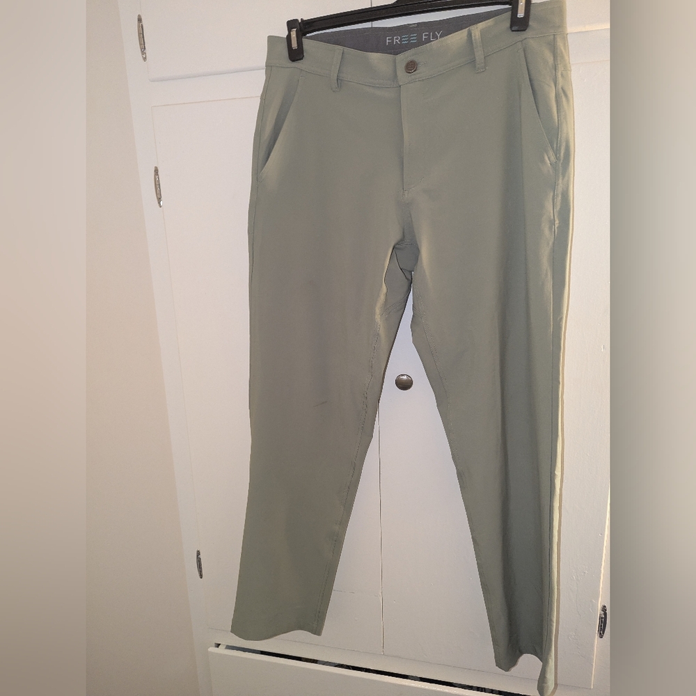 Free Fly Apparel Men's Sage Green Dress Pants